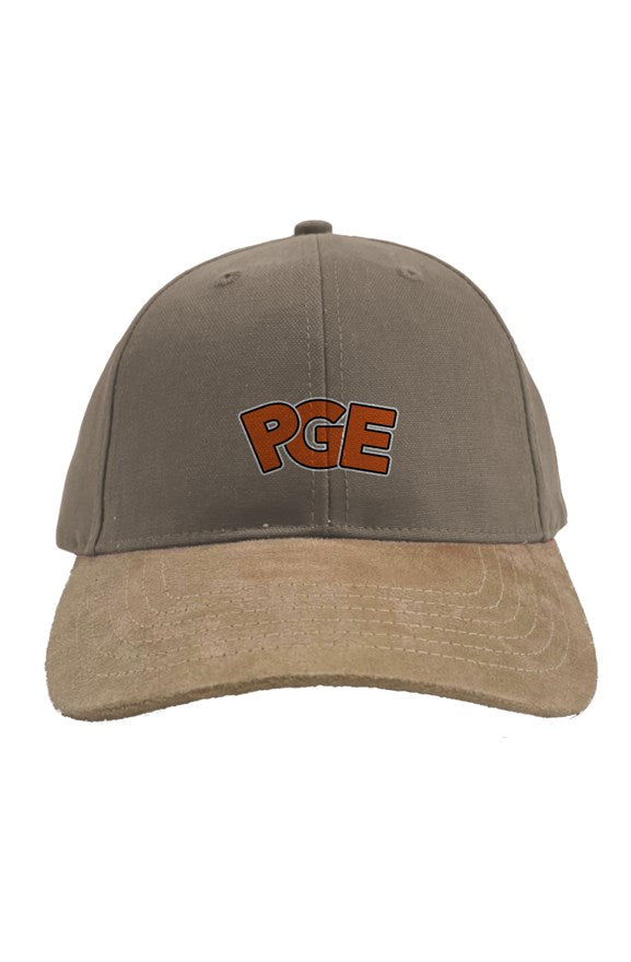 Faux Suede Bill Cap